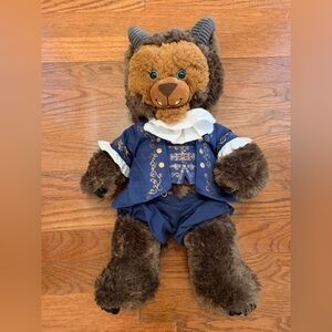 BUILD A BEAR DISNEY BEAUTY BEAST PLUSH TOY 18 INCHES